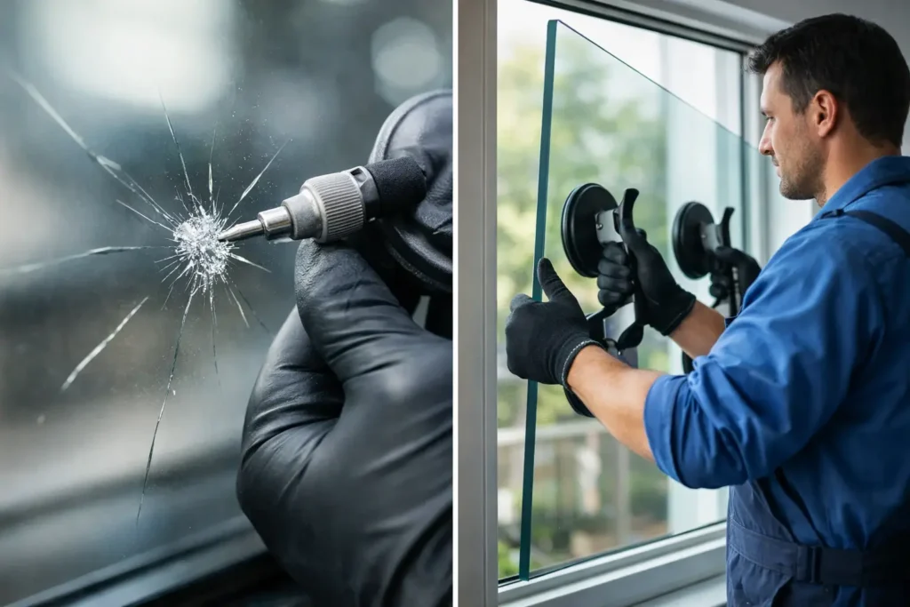Can Cracked Glass Be Repaired or Replaced?