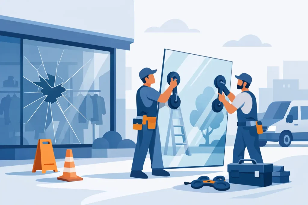 Retail Store Glass Replacement Done Right