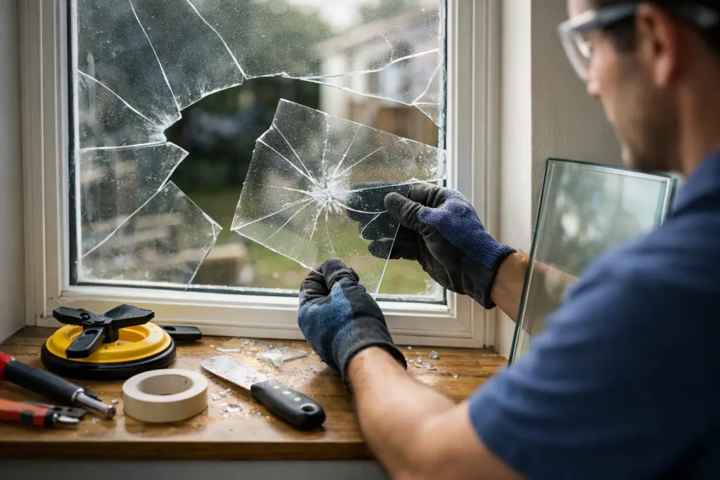 How to Replace a Broken Window Pane Safely